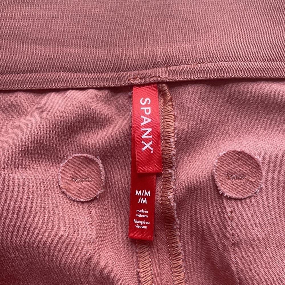 SPANX Women's Straight Leg Pants in Coral - Picture 8 of 14